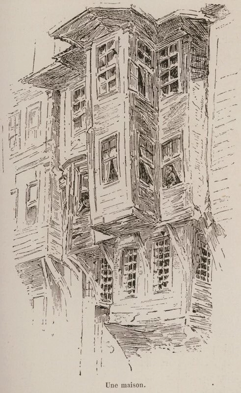 Disegno per il libro di De Amicis, Costantinopoli